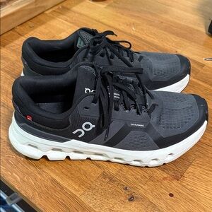 On Running Women’s Black and White Athletic Shoes